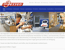 Tablet Screenshot of elektro-jessen.de
